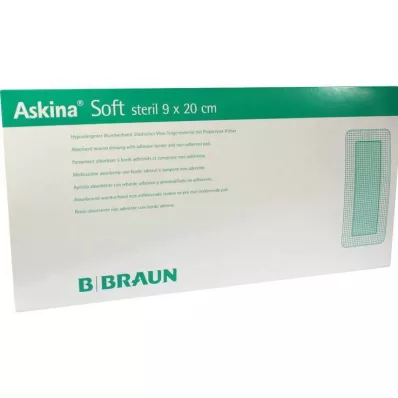 ASKINA Miękki opatrunek na ranę 9x20 cm sterylny, 30 szt ASKINA Miękki opatrunek na ranę 9x20 cm sterylny, 30 szt