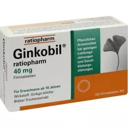 GINKOBIL-ratiopharm 40 mg tabletki powlekane, 120 szt