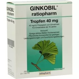 GINKOBIL-ratiopharm krople 40 mg, 200 ml