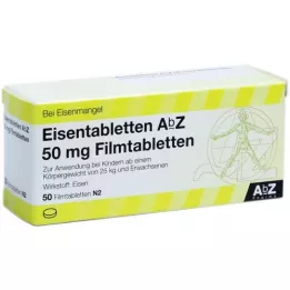 EISENTABLETTEN AbZ 50 mg tabletki powlekane, 50 szt