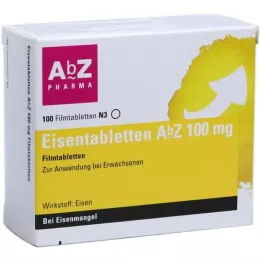 EISENTABLETTEN AbZ 100 mg tabletki powlekane, 100 szt