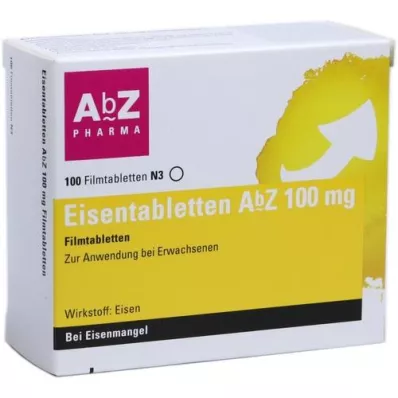 EISENTABLETTEN AbZ 100 mg tabletki powlekane, 100 szt