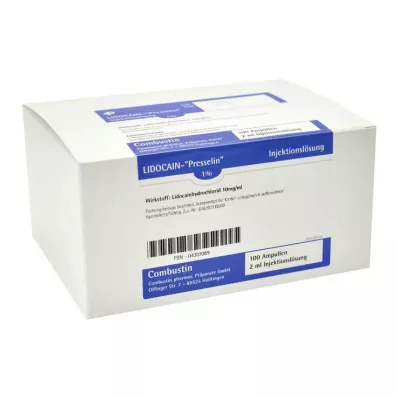 LIDOCAIN PRESSELIN 1% roztwór do wstrzykiwań, 50 x 2 ml