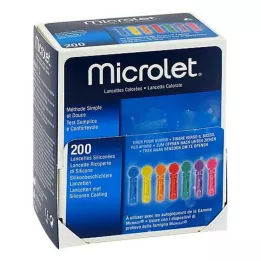 MICROLET Kolorowe lancety, 200 szt
