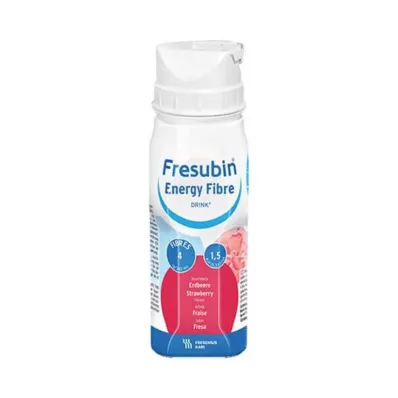 FRESUBIN ENERGY Fibre DRINK Butelka napoju truskawkowego, 4X200 ml