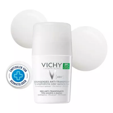 VICHY DEO Antyperspirant roll-on Sensitive 48h, 50 ml VICHY DEO Antyperspirant roll-on Sensitive 48h, 50 ml