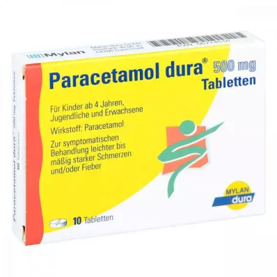 PARACETAMOL tabletki dura 500 mg, 10 szt