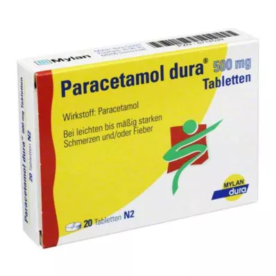 PARACETAMOL tabletki dura 500 mg, 20 szt