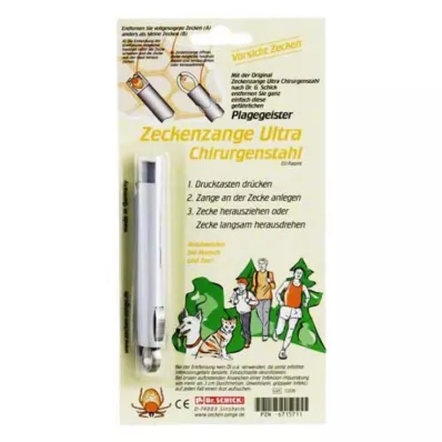 ZECKENZANGE Ultra stal chirurgiczna, 1 szt