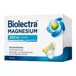 BIOLECTRA Magnez 243 mg forte Lemon Br. tbl, 60 szt