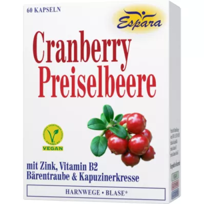 CRANBERRY PREISELBEERE Kapsułki, 60 szt