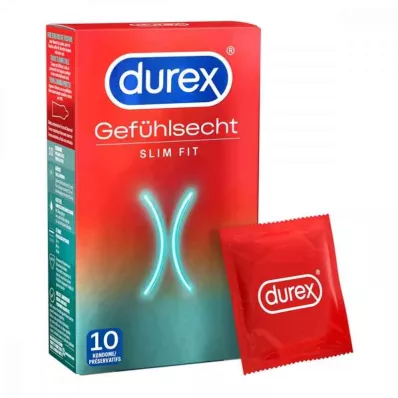 DUREX Prezerwatywy Sensitive Slim Fit, 10 szt DUREX Prezerwatywy Sensitive Slim Fit, 10 szt