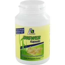 INGWER Kapsułki 500 mg+witamina B1+C, 90 szt