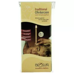 BIOSUN Świeczki do uszu tradycyjne, 10 szt