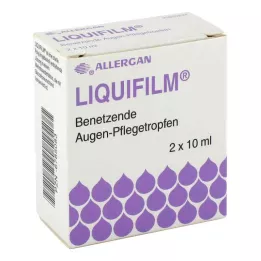 LIQUIFILM Nawilżające krople do oczu, 2 x 10 ml