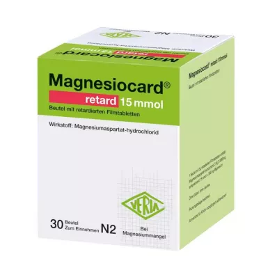 MAGNESIOCARD retard 15 mmol saszetka z ret.filmtabl., 30 szt