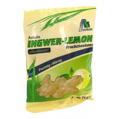 INGWER LEMON Cukierki + witamina C, 75 g INGWER LEMON Cukierki + witamina C, 75 g