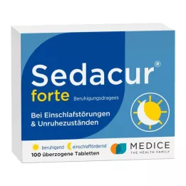SEDACUR pastylki uspokajające forte, 100 szt