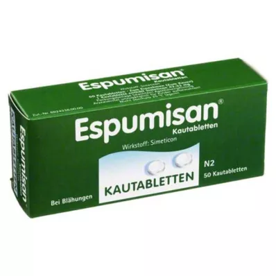 ESPUMISAN Tabletki do żucia, 50 szt