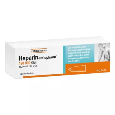 Heparin Ratiopharm® 180 000 żel, 150 g