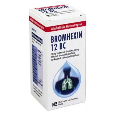 BROMHEXIN 12 BC Krople doustne, 50 ml