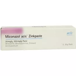 MICONAZOL pasta cynkowa acis, 20 g