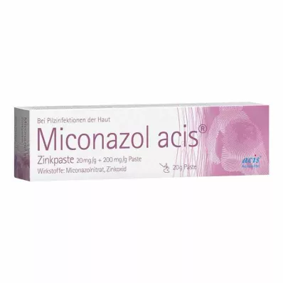 MICONAZOL pasta cynkowa acis, 20 g