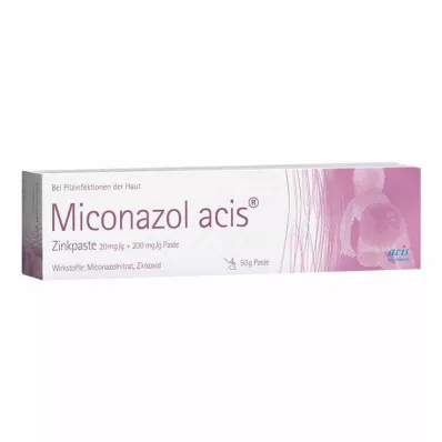 MICONAZOL pasta cynkowa acis, 50 g