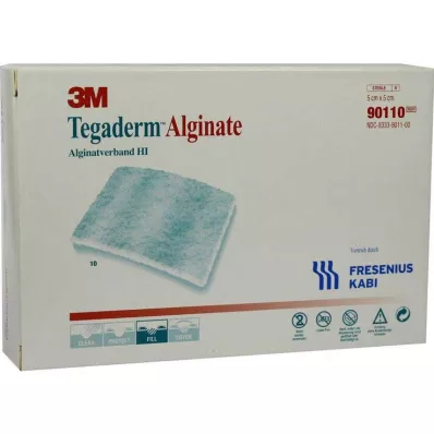TEGADERM Alginian FK Kompresy 5x5 cm 90110, 10 szt TEGADERM Alginian FK Kompresy 5x5 cm 90110, 10 szt