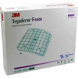 TEGADERM Opatrunek piankowy FK 8,8x8,8 cm 90604, 10 szt