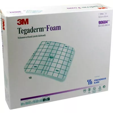 Tegaderm Pianka FK 8,8x8,8cm 90604, 10 szt Tegaderm Pianka FK 8,8x8,8cm 90604, 10 szt
