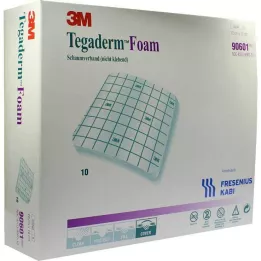 TEGADERM Opatrunek piankowy FK 10x10 cm 90601, 10 szt