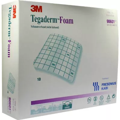 Tegaderm Pianka FK 10x10cm 90601, 10 szt Tegaderm Pianka FK 10x10cm 90601, 10 szt