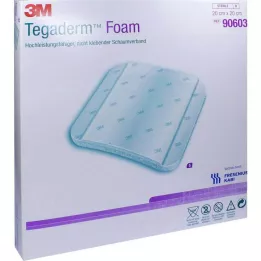 TEGADERM Opatrunek piankowy FK 20x20 cm 90603, 5 szt