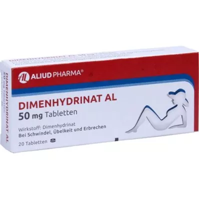 DIMENHYDRINAT AL Tabletki 50 mg, 20 szt