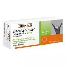 EISENTABLETTEN-ratiopharm N 50 mg tabletki powlekane, 50 szt
