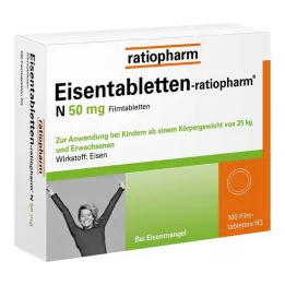 EISENTABLETTEN-ratiopharm N 50 mg tabletki powlekane, 100 szt