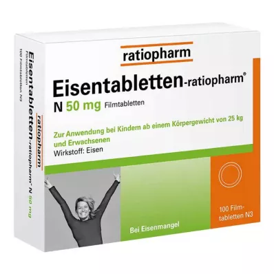 EISENTABLETTEN-ratiopharm N 50 mg tabletki powlekane, 100 szt