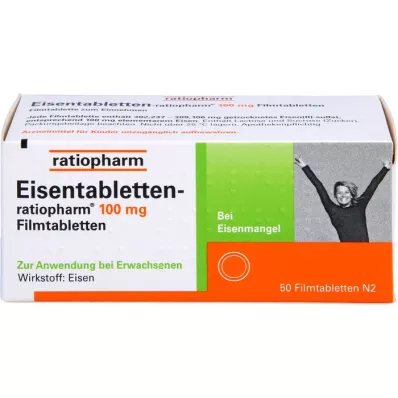 EISENTABLETTEN-ratiopharm 100 mg tabletki powlekane, 50 szt