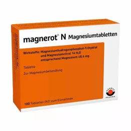 MAGNEROT N Tabletki magnezowe, 100 szt