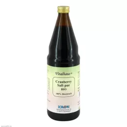 CRANBERRY SAFT Pure Organic Vitality House, 750 ml