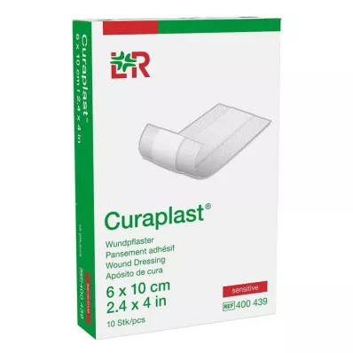 Curaplast bandaż opatrunkowy wrażliwy na rany 6x10cm, 10 szt Curaplast bandaż opatrunkowy wrażliwy na rany 6x10cm, 10 szt