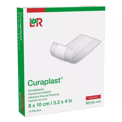 Curaplast bandaż opatrunkowy wrażliwy na rany 8x10cm, 10 szt Curaplast bandaż opatrunkowy wrażliwy na rany 8x10cm, 10 szt