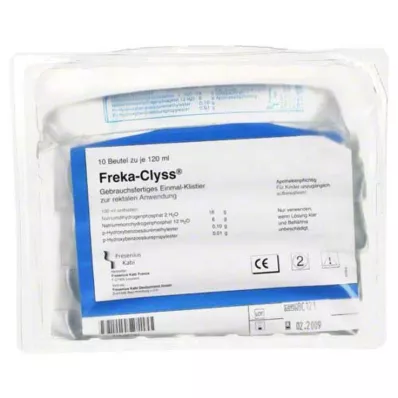 FREKA CLYSS Lewatywa, 10 x 120 ml