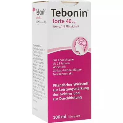 TEBONIN roztwór forte 40 mg, 100 ml