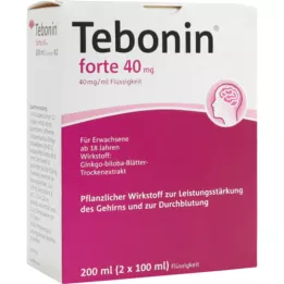 TEBONIN roztwór forte 40 mg, 2 x 100 ml