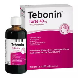 TEBONIN roztwór forte 40 mg, 2 x 100 ml