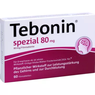 TEBONIN specjalne tabletki powlekane 80 mg, 60 szt