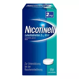 NICOTINELL Pastylki do ssania 2 mg Mięta, 96 szt