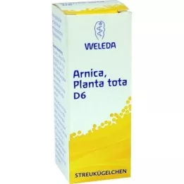 ARNICA PLANTA tota D 6 globulek, 10 g